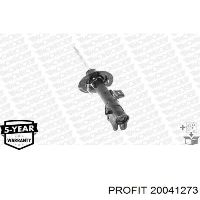 Амортизатор передньої підвіски, лівий Profit 20041273 ціна, від 38.64 USD