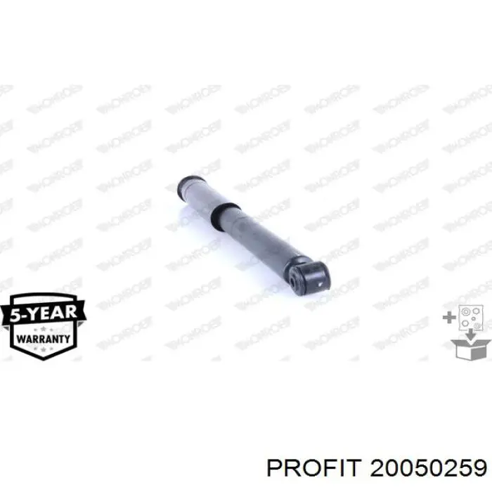 Амортизатор задній Profit 20050259 ціна, від 32.74 USD