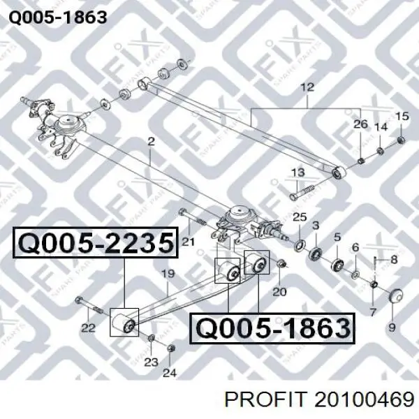 Пружина задня 20100469 Profit