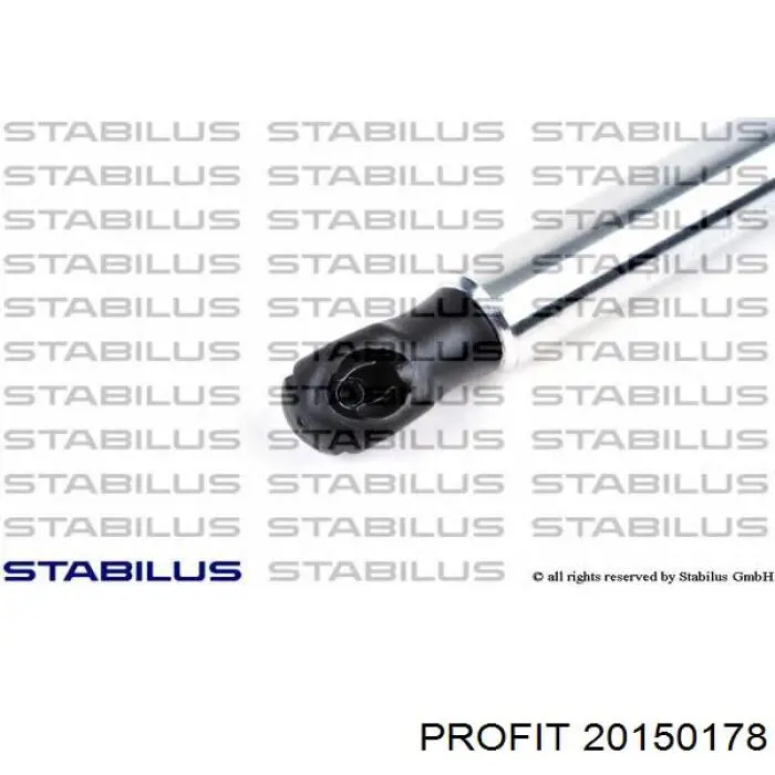 Амортизатор капота газовий Profit 20150178 ціна, від 9.17 USD