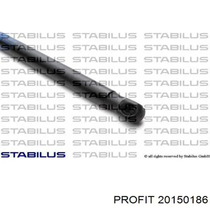 Амортизатор двері задньої Profit 20150186 ціна, від 12.78 USD