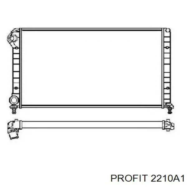 Купити 46749005 Fiat/Alfa/Lancia Радіатор двигуна
