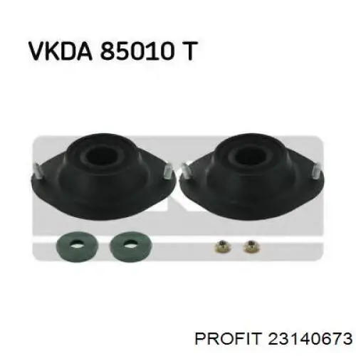 Підшипник опорний амортизатора, переднього Profit 23140673 ціна, від 4.10 USD