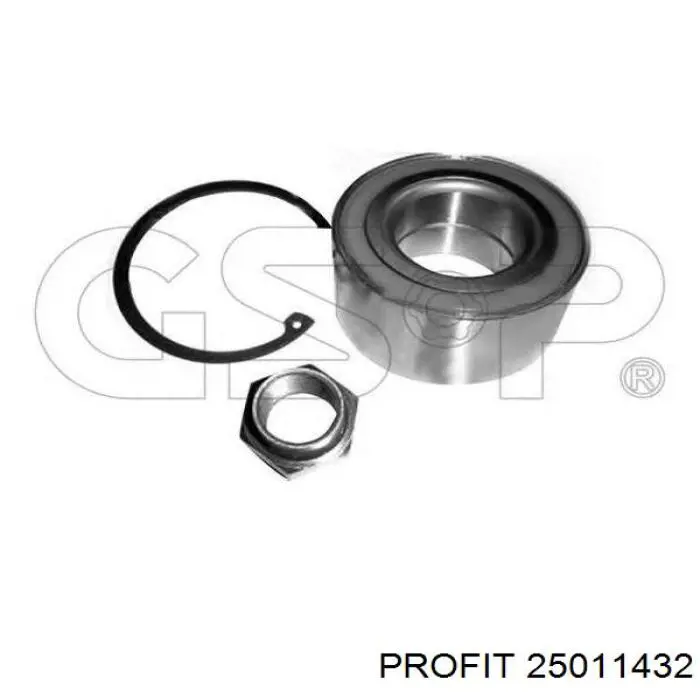 Комплект підшипник маточини передньої Profit 25011432 ціна, від 9.55 USD
