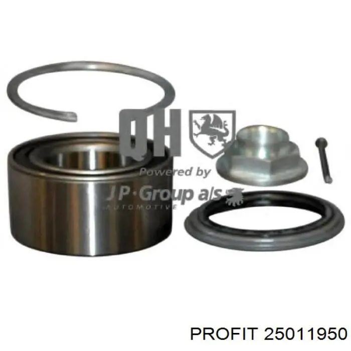 Комплект підшипник маточини передньої Profit 25011950 ціна, від 14.88 USD