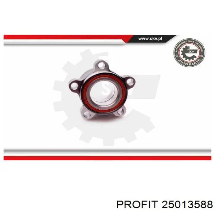 Комплект підшипник маточини передньої Profit 25013588 ціна, від 29.46 USD