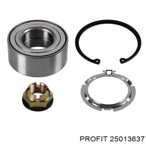 Комплект підшипник маточини передньої Profit 25013637 ціна, від 20.57 USD