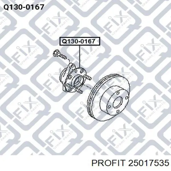 Передня маточина GH34770 GMB