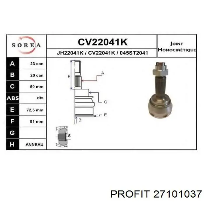 Граната колісна Profit 27101037 ціна, від 20.37 USD