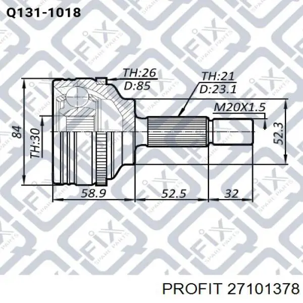 Граната колісна Profit 27101378 ціна, від 26.06 USD