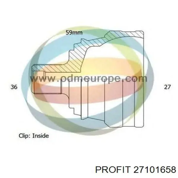 Граната колісна Profit 27101658 ціна, від 26.58 USD
