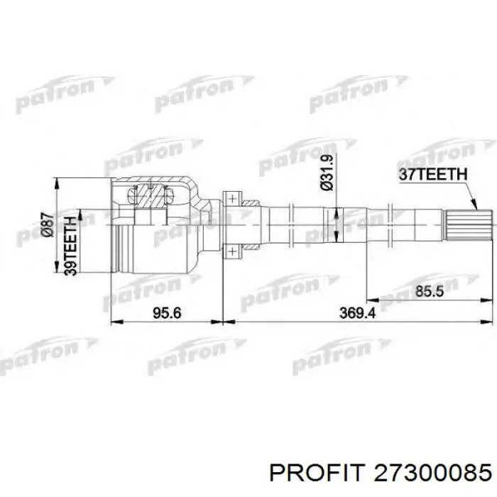 Привід правий Expert Line C817