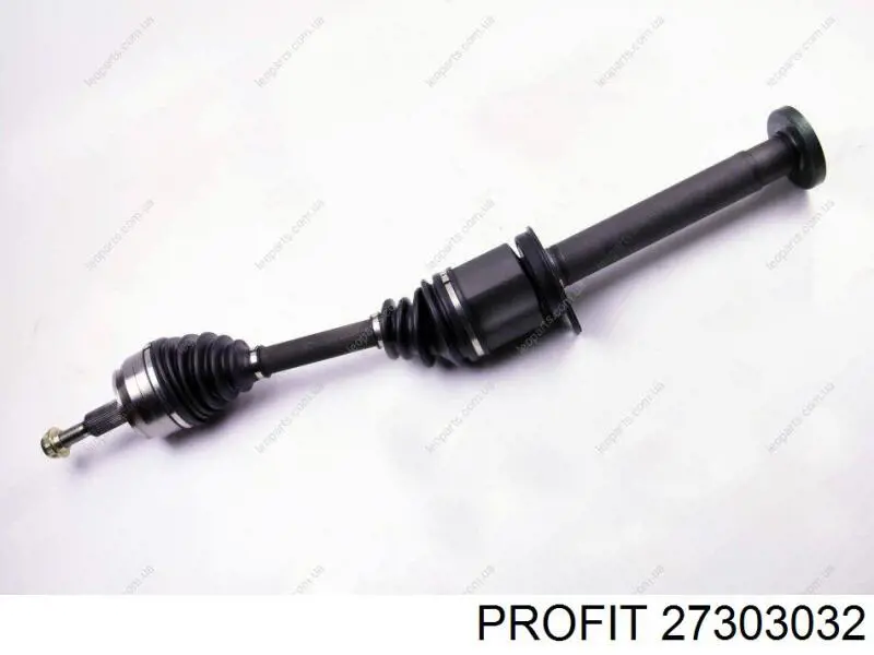 Піввісь права 304504 GKN-Spidan