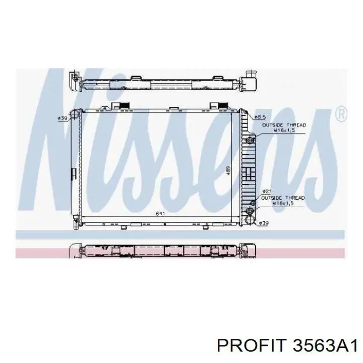 Радіатор 3563A1 Profit