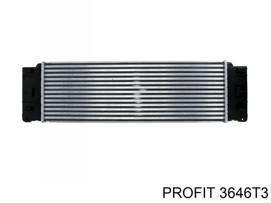 3646T3 Profit радіатор интеркуллера