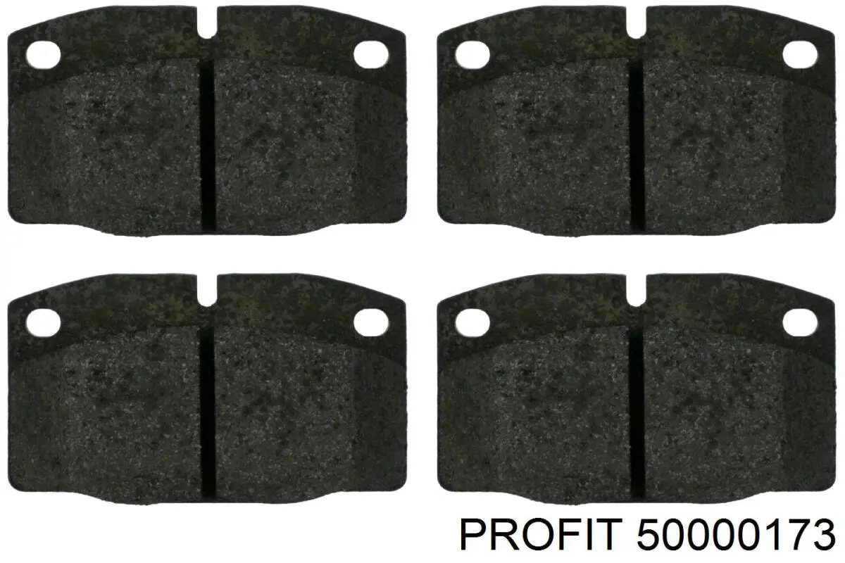 50000173 Profit колодки гальмівні передні, дискові
