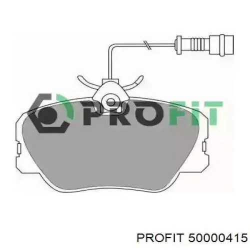 Колодки гальмівні передні, дискові 50000415 Profit