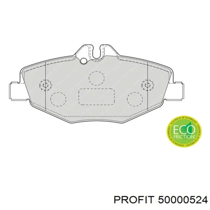 Гальмівні колодки Profit 50000524 ціна, від 11.85 USD