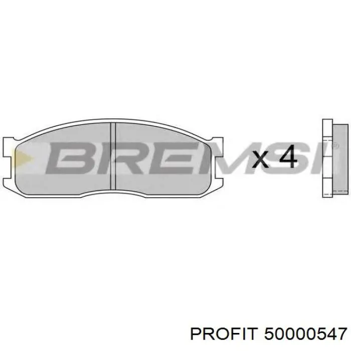 Купити B5713323Z Mazda Колодки гальмівні передні, дискові