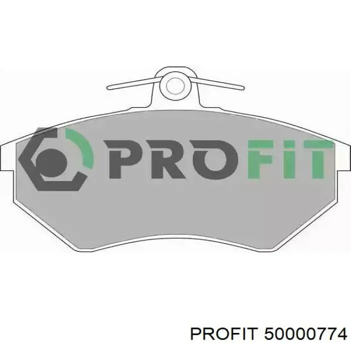 Гальмівні колодки Profit 50000774 ціна, від 16.07 USD