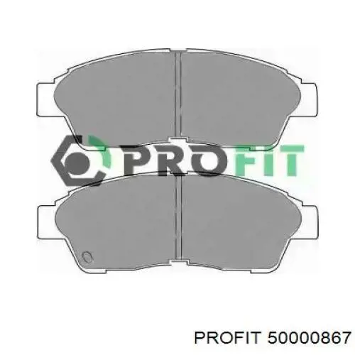 Колодки гальмівні передні, дискові 50000867 Profit