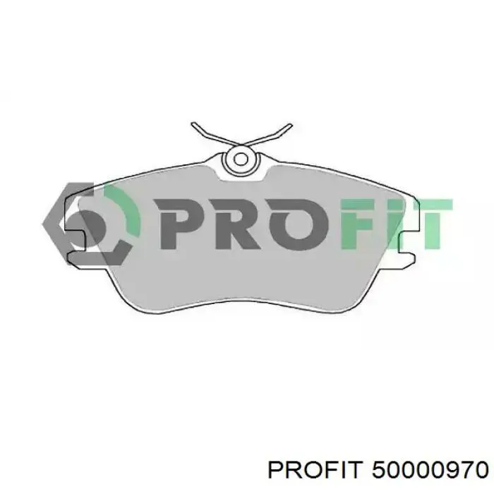 Гальмівні колодки Profit 50000970 ціна, від 16.77 USD