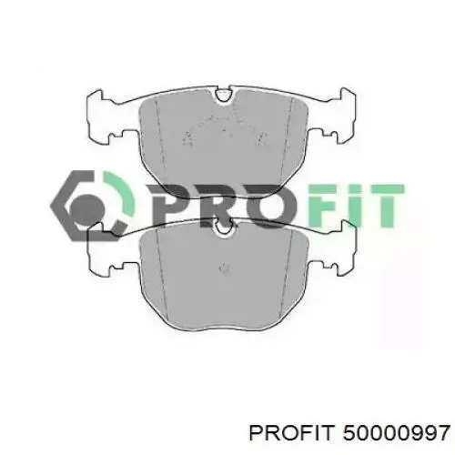 Колодки гальмівні передні, дискові 50000997 Profit