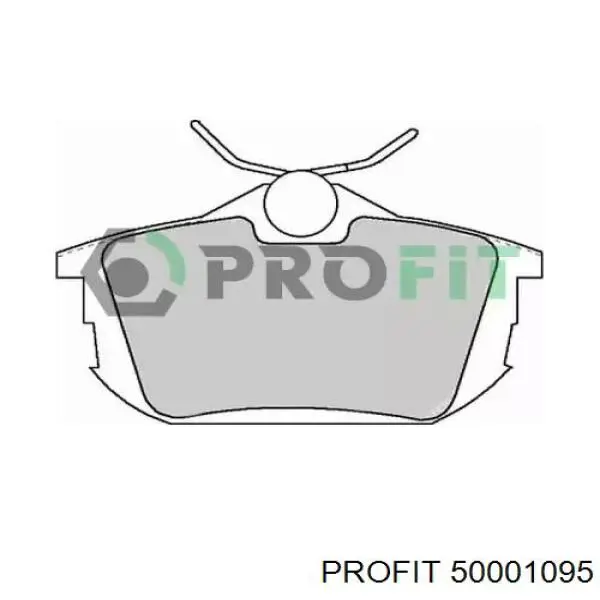 Колодки гальмові задні, дискові 50001095 Profit