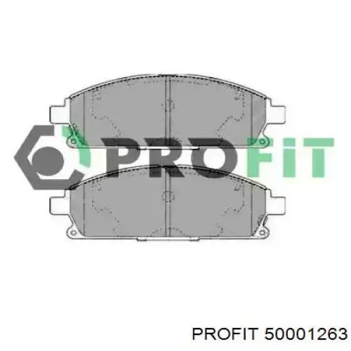 Передні тормозні колодки 50001263 Profit