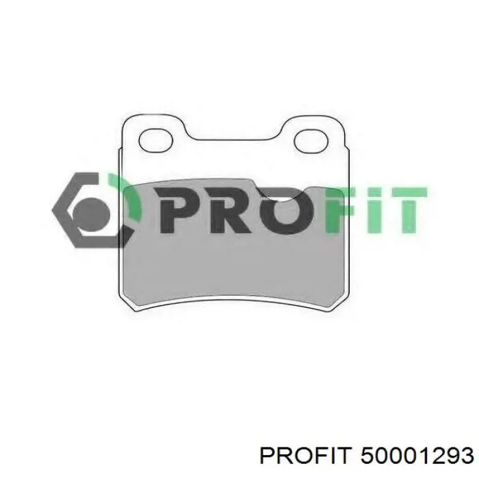 Купити 50001293 Profit Колодки гальмівні передні, дискові