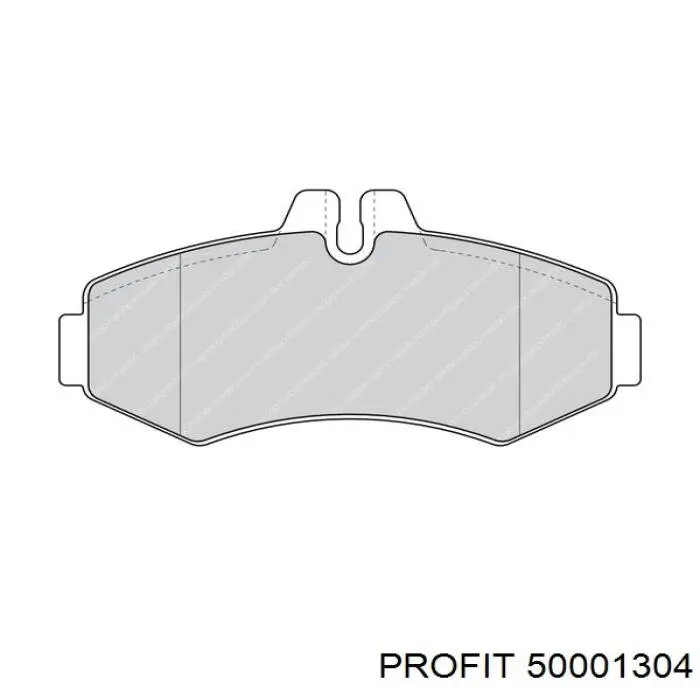 Гальмівні колодки Profit 50001304 ціна, від 17.10 USD