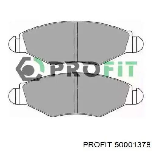 Колодки гальмівні передні, дискові 50001378 Profit