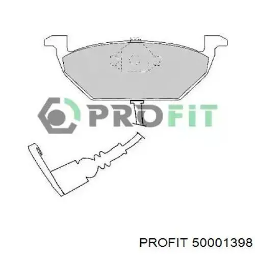 Тормозні колодки Profit 50001398