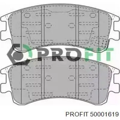 Колодки гальмівні передні, дискові 50001619 Profit