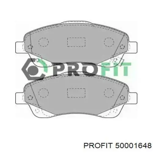 Колодки гальмівні передні, дискові 50001648 Profit
