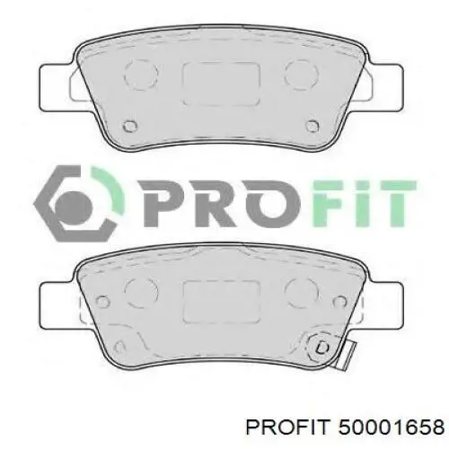 Гальмівні колодки Profit 50001658 ціна, від 19.03 USD