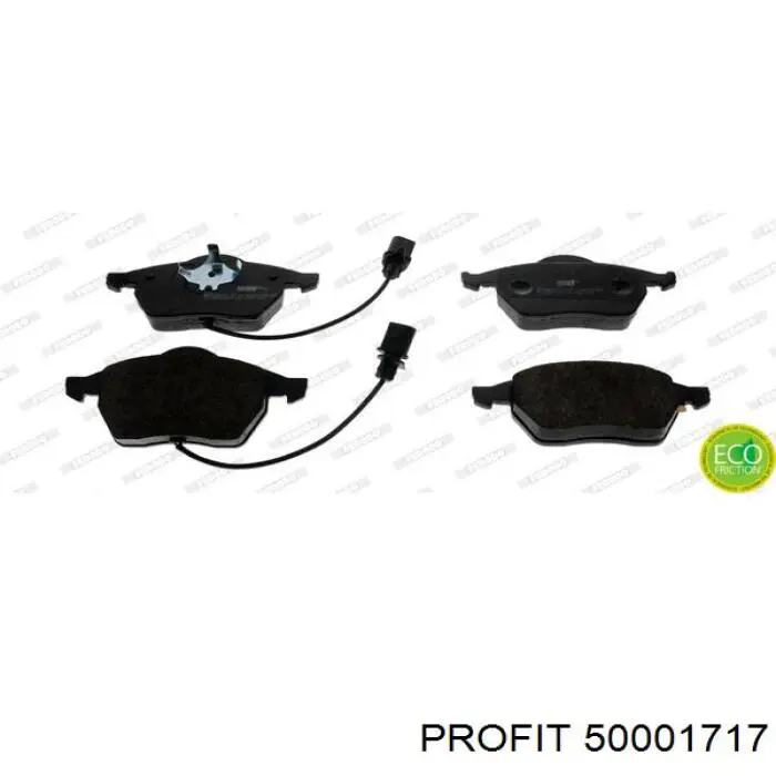 Гальмівні колодки Profit 50001717 ціна, від 22.11 USD