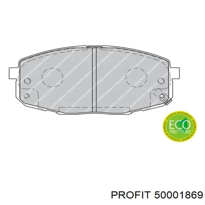 Гальмівні колодки Profit 50001869 ціна, від 15.85 USD