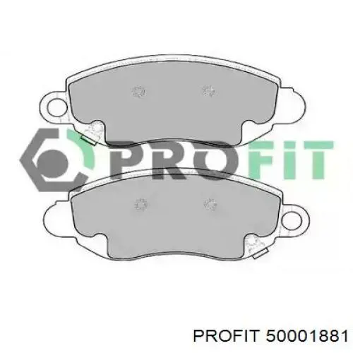 Купити 50001881 Profit Колодки гальмівні передні, дискові