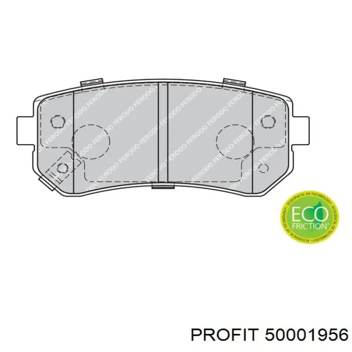 Купити 50001956 Profit Задні колодки