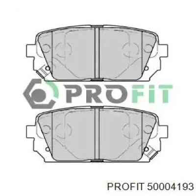 Колодки гальмові задні, дискові 50004193 Profit