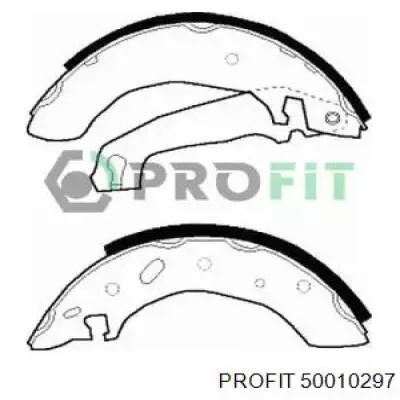 Колодки гальмові задні, барабанні 50010297 Profit