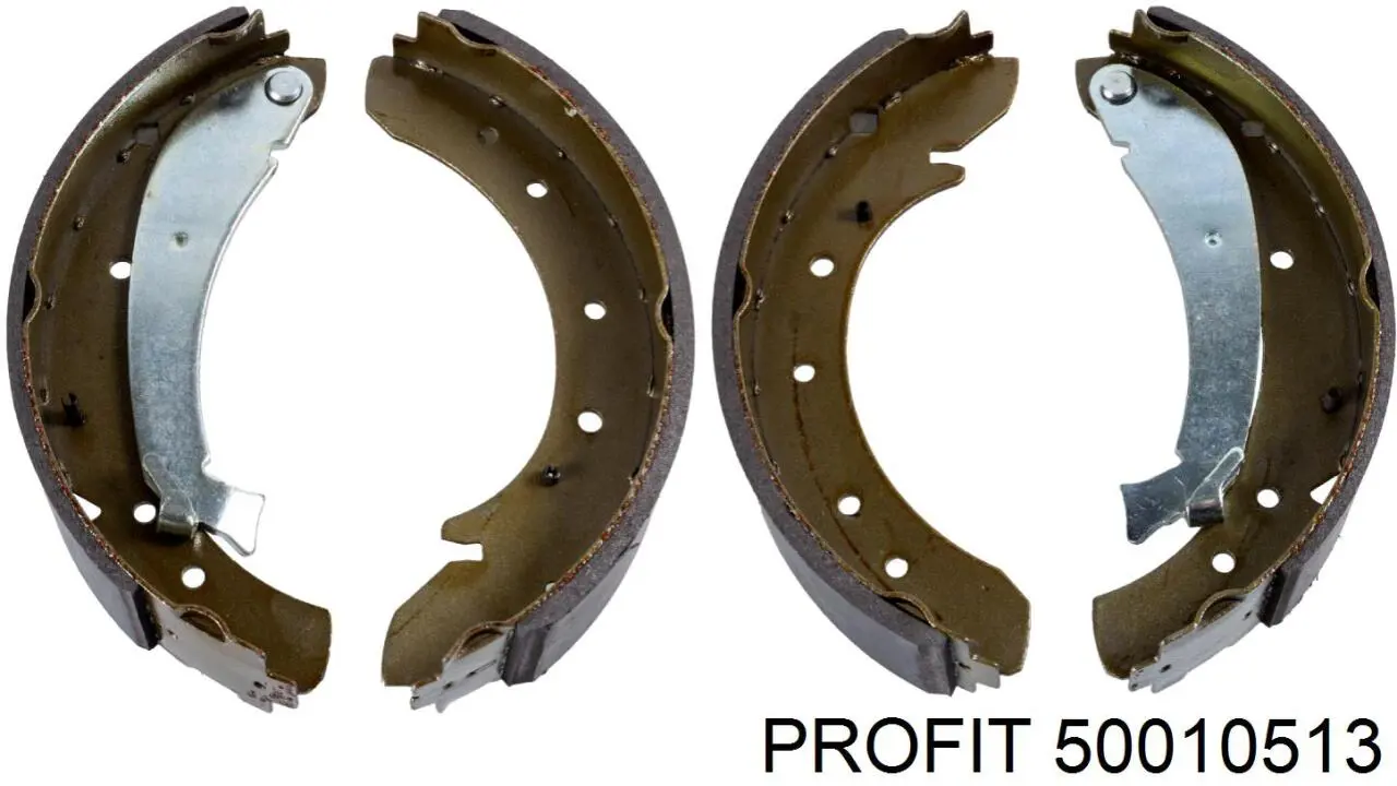 Колодки гальмові задні, барабанні Profit 50010513 ціна, від 27.87 USD