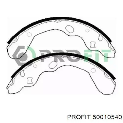 Колодки гальмові задні, барабанні 50010540 Profit