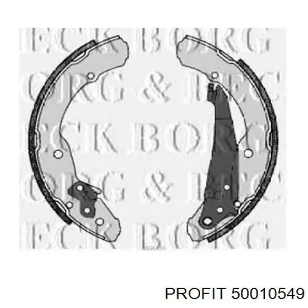 Купити 50010549 Profit Колодки гальмові задні, барабанні