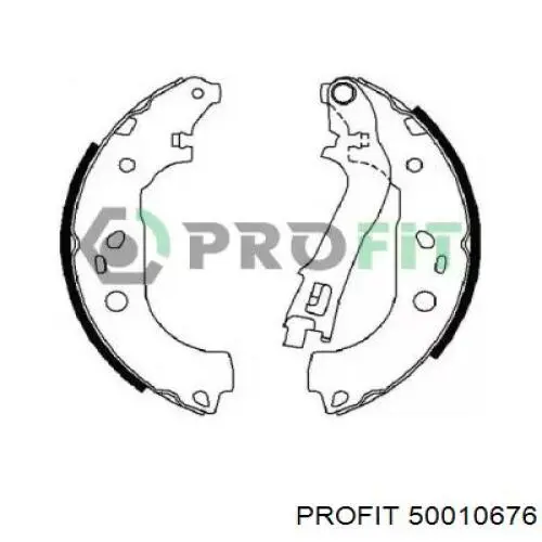 Колодки гальмові задні, барабанні 50010676 Profit