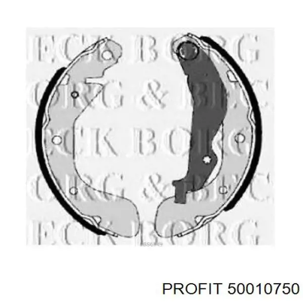 Купити 50010750 Profit Колодки гальмові задні, барабанні