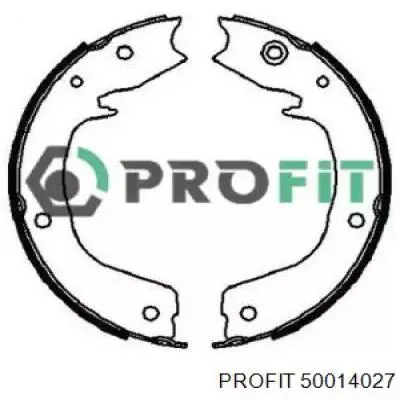 Колодки ручника/стоянкового гальма 50014027 Profit