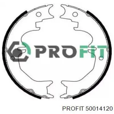 Колодки ручника/стоянкового гальма 50014120 Profit