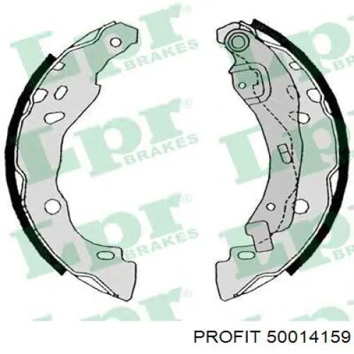 Колодки гальмові задні, барабанні 50014159 Profit